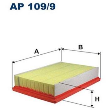 Filtron AP109/9 Compartimentos de Motor