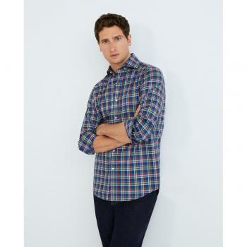 Camisa de hombre casual Mirto cuadros manga larga