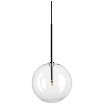 Equinoxe Plafón Colgante Globo 20cm Cromo - Suspensión Contemporánea Metal Cromo 1 Luz 2W 3000K D20Cm