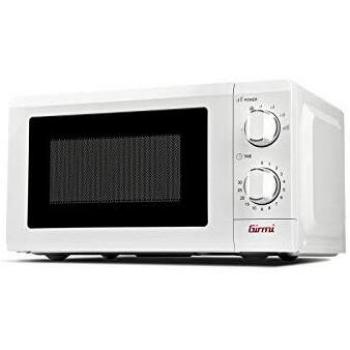 Horno Microondas Girmi FM05, 20 Litros, 700W, Timer, Función Descongelar, Blanco