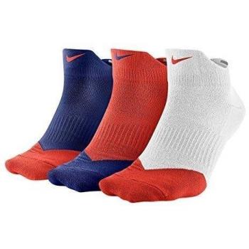 Nike 3PPK DRI-FIT LGHTWT HI-LO - Pack 3 pares de calcetines para hombre, color rojo, talla M