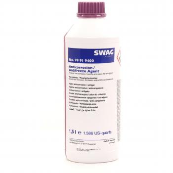 Anticongelante SWAG 99 91 9400 - Antifreeze, alta protección contra la congelación y el sobrecalentamiento, compatible con sistemas de refrigeración, formulado para prevenir la corrosión y el desgaste del