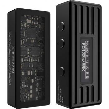 TRN TE Pro Portable Hi-Fi DAC/AMP with DSD256 Resolution and CS43198 Chip for Earphones - Black