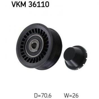 Polea de deflexión/guía para correa v-ribbed SKF VKM 36110