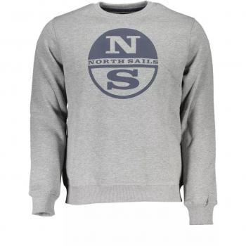 North Sails Gray Cotton Sweater - XL