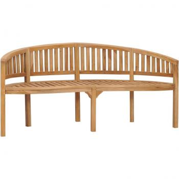Banana Bench 180 cm Solid Teak Wood