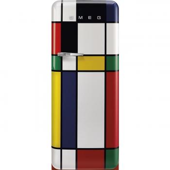 Smeg FAB28RDMC5 Frigorífico-Congelador Estilo Retro Años 50 Multicolor Clase Energética D Bisagra Derecha 1 Puerta 153cm x 60,1cm Diseño