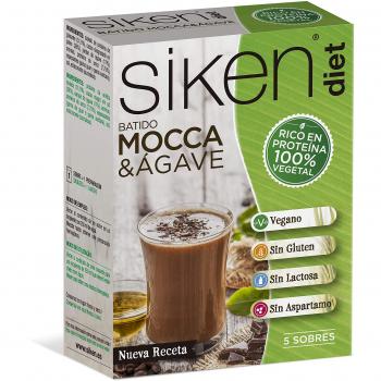 Siken Diet Batido Vegetal Mocca y Agave - 5 Unidades