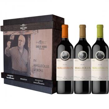 Estuche vinos tintos 'In Malleolus Veritas' Ribera del Duero.