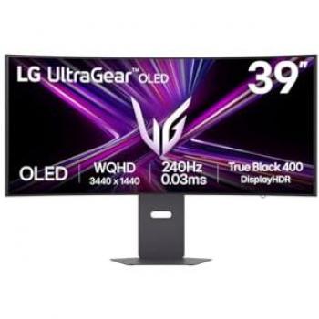 Monitor Curvo Gaming OLED 39 3440x1440 240Hz G-Sync FreeSync UltraGear