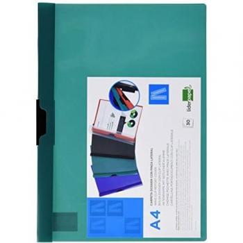 Liderpapel 920069 Carpeta Beautone Dossier Pinza Lateral 35363 Polipropileno Din A4 Verde -30 Hojas -Pinza Deslizante