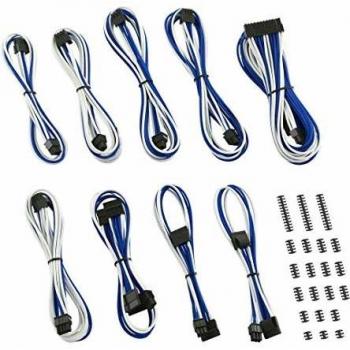 CableMod Classic ModMesh Serie RT Juego de Cables ASUS ROG/Seasonic - Blanco/Azul
