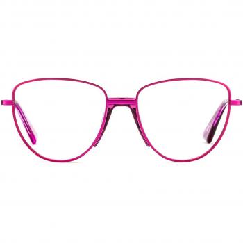 Etnia Barcelona SHIBUYA FU Women’s Eyeglasses Pink Size 53 (Frame Only) - Blue Light Block Available