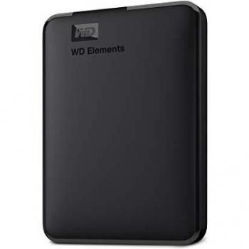 WD 2TB Elements Portable External Hard Drive - USB 3.0, for PC, Xbox One and PlayStation 4 - Black