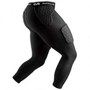 Mallas McDavid Hex Thudd 5-Pad 3/4 Leggings Negros para Hombre