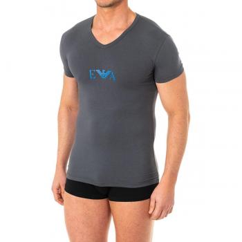 Emporio Armani - Camiseta de manga corta y cuello de pico 110810-8P715 para hombre
