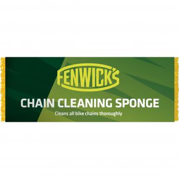 Fenwicks Esponja para limpieza de cadena de bicicleta, Unisex, Bike Chain, amarillo, n/a