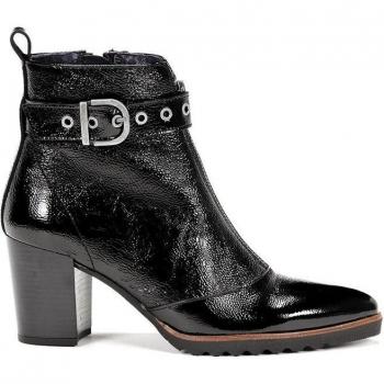 Dorking by Fluchos Mujer Botines Charol Adorno Lateral Tacón D8300-NA Negro
