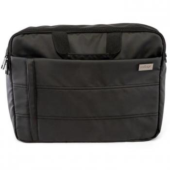 Maletín para Portátil Nilox Style 15.6 Negro con Bolsillo Exterior y Cierre