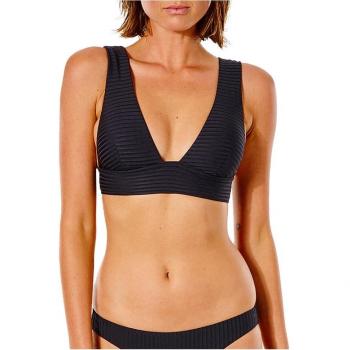 Top de bikini Rip Curl Premium Surf Deep V - negro