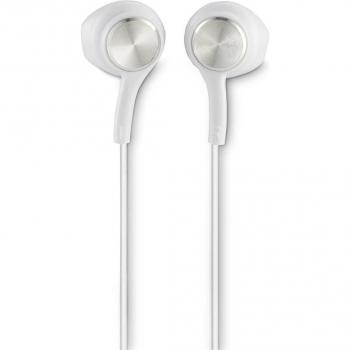 Auriculares Hama Ocean II, Earbuds Alámbricos con Micrófono, USB Tipo-C, Blanco, Llamadas/Música/Deporte/Uso Diario