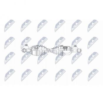 Árbol de transmisión NTY NPW-AR-006 - Alta calidad y durabilidad
