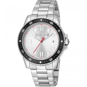 Reloj de pulsera Just Cavalli Young Subacqueo JC1G246M0245 Hombre correa Gris plata Dial Gris plata