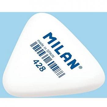 Caja 28 gomas triangulares gruesas 428 MILAN, blancas