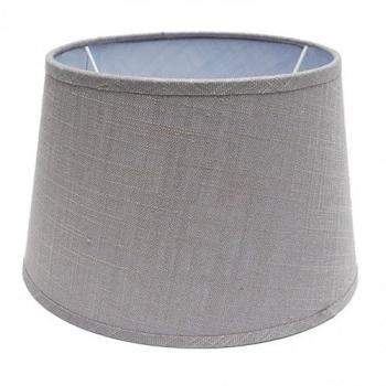 Pantalla para Lámpara Conica Abierta Agueda E27 Gris 45x35x30 cm