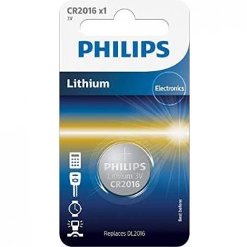 Philips CR2016 3 V Coin 1-Blister Lithium Non-Rechargeable Battery 2016 DL2016