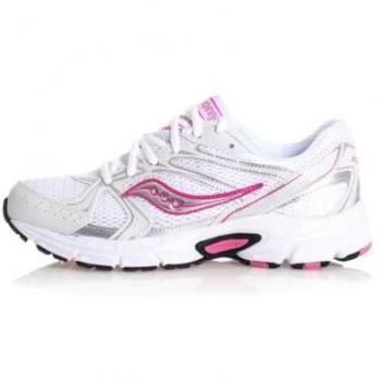 Saucony Originals Women's Ride Millennium Sneakers - White/Pink, Size 39 EU (Size 9 US)