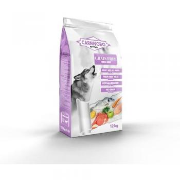 CARNIVORO Grain Free Ternera Pienso Para Perros 12Kg - Comida para perros de todas las razas y tamaños, sin cereales