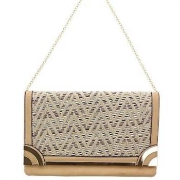 Go Tendance - Cartera de mano para mujer beige beige