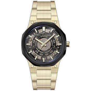 Reloj RoccoBarocco Luxury® Black & Champagne Pattern - Roccobarocco RB.4563M-03M Mens Watch