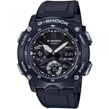 CASIO Unisex Adult Analogue-Digital Quartz Watch with Resin Strap GA-2000S-1AER