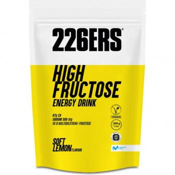 HIGH FRUCTOSE LEMON ENERGY DRINK 1KG - Potente bebida energética con alto contenido de fructosa y aroma natural de limón