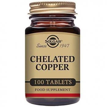 Solgar Chelated Copper Tablets - Pack of 100