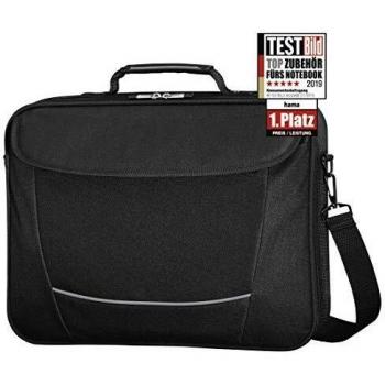 Maletín Hama Seattle para portátil de 35,8 cm (14.1) - Funda negra con tirante para hombro y peso ligero de 655 g