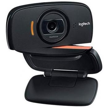 Logitech B525 Business Webcam Portátil, HD 720p/30fps, Video-Llamadas HD Amplio Campo Visual, Corrección de Iluminación, Enfoque Automático, 360°, Skype, Cisco Jabber, Zoom, PC/Mac/Portátil/Tablet