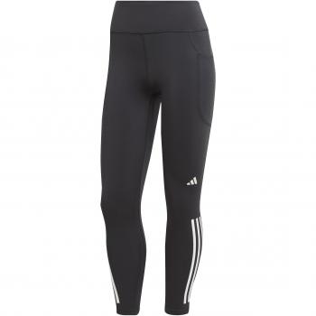 Mallas para correr adidas DailyRun 3S 7/8 para mujeres - Negro - Talla XS