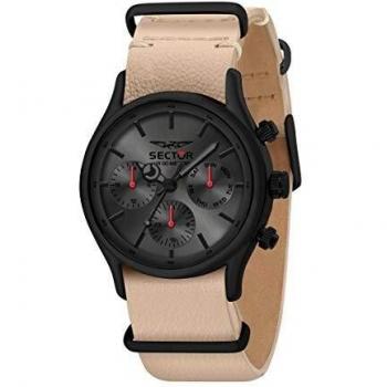Sector No Limits Mens Analog Quartz Watch with Leather Strap R3251517006
