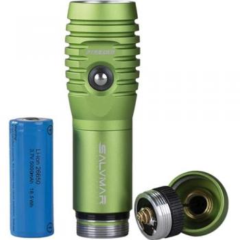 Salvimar Linterna Fireled USB 1800 Lúmenes con cargador USB