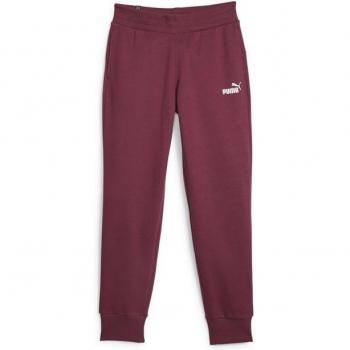 Pantalón Puma Essentials Sweat FL CL para Mujer en Color Granate