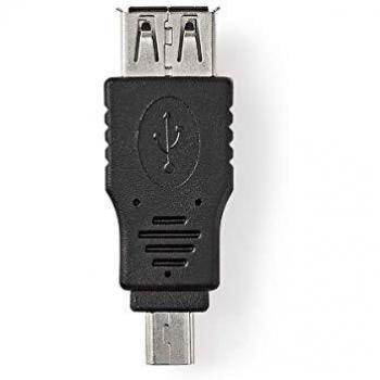 Adaptador USB 2.0 A Hembra - mini USB Macho de 5 pines Valueline VLCP60902B