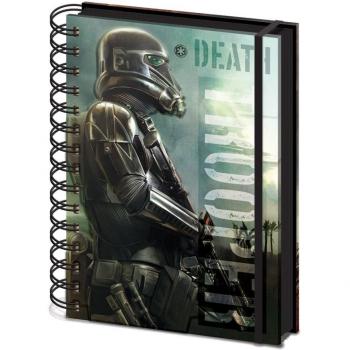 Star Wars SR72175 A5 Rogue One Death Trooper Cuaderno en Espiral