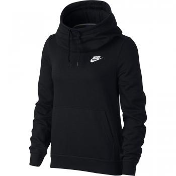 nike W NSW FNL FLC Sudadera, Mujer, Negro /