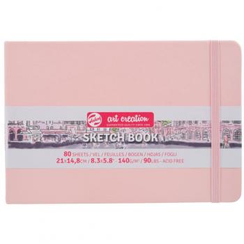 Cuaderno de bocetos TAC Sketchbook Pink 21x15cm, 140g
