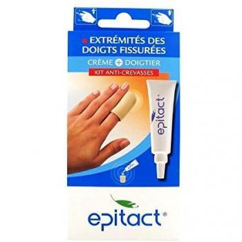 Kit Epitact Anti-Crevaduras para Dedos - Incluye 1 Dedo y 1 Crema de 10 ml