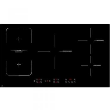 Placa de Inducción LIN LI-B57235 7200 W, 90 cm, 4 Fuegos, Negra
