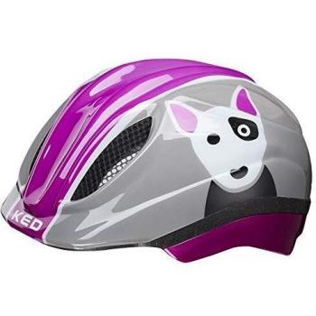 KED Meggy Trend - Casco de Bicicleta Niños - Gris/Rosa Contorno de la Cabeza S | 46-51cm 2019